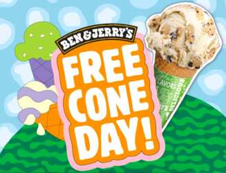 Free Cone Day at Ben & Jerry's on April 16th!
