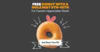 Teachers can SCORE a FREE donut at LaMar's!